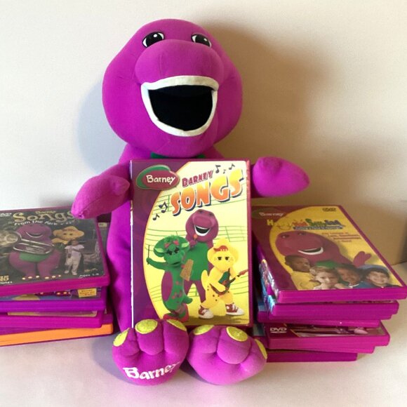 16 Barney & Friends Sing Along DVD's + Soft Toy Kids Educational  Learning Toys - Picture 1 of 16